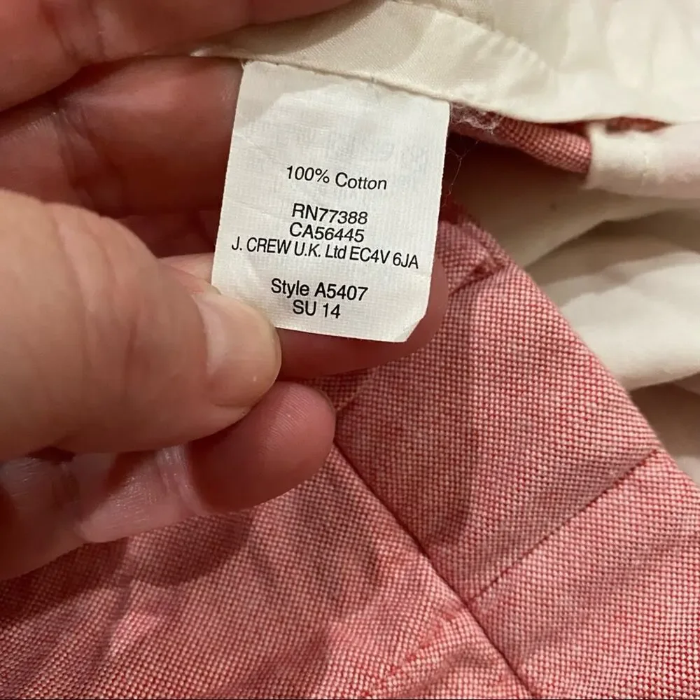 J.Crew Slim Bedford Pants Men’s 32x30 Salmon Pink Chino Preppy Golf old money